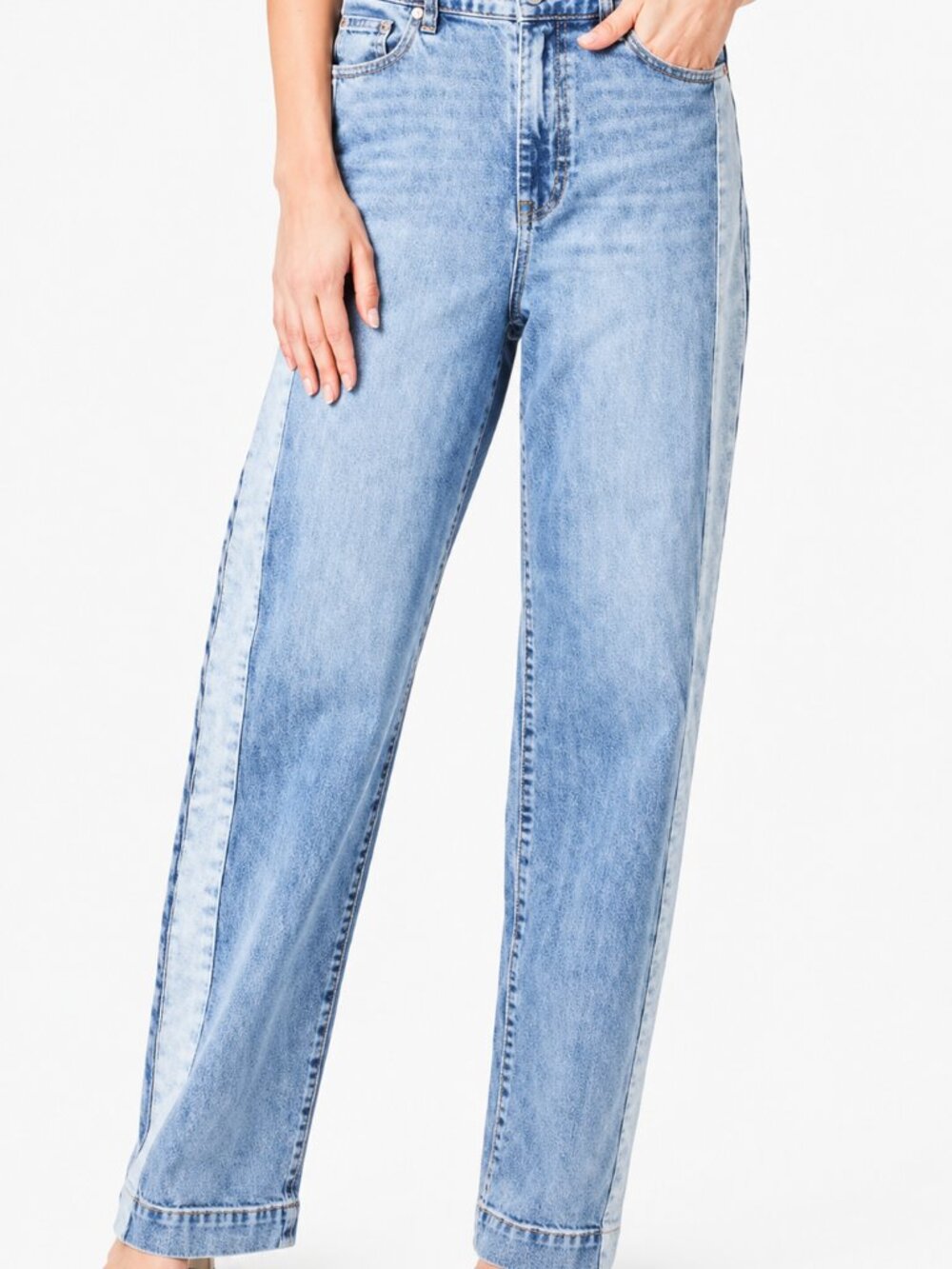 Habitual High Rise Wide Leg Jeans Light Wash Size 26